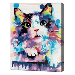 купить Картина по номерам Art Gallery CX4293 20x30cm Motan multicolor в Кишинёве 