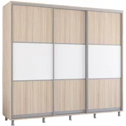 купить Шкаф Mobildor-Lux Aron uși glisante din PAL orizontal (240x60x230H cm) Sonoma в Кишинёве 