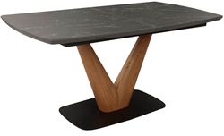 купить Стол Deco Molli 1600/2000x900x760 Black Ceramic в Кишинёве 