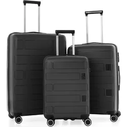 купить Чемодан CCS Комплект 5236 Set Anthracite в Кишинёве 