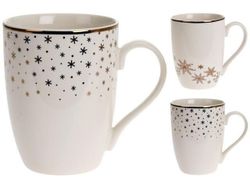 купить Стакан Promstore 42822 Чашка 330ml Golden Rim, белая, фарфор в Кишинёве 