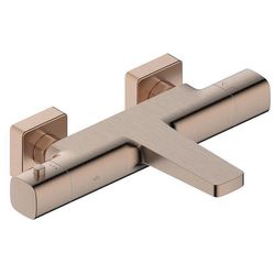 купить Смеситель для ванны kfa armatura Malaga на стену, термостатический PVD розовое золото (124018) в Кишинёве 