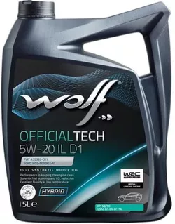 купить Масло Wolf 5W20 OFFTECH IL D1 5L в Кишинёве 