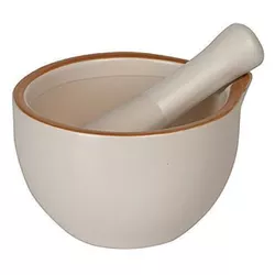 купить Аксессуар для кухни Excellent Houseware 52611 Mojar cu pistil 330ml Brown Rim, ceramica в Кишинёве 