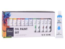 Набор красок масляных Artist 12тюбиковX12ml
