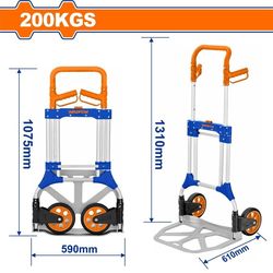 купить Тележка Wadfow WWB9A20 Carucior bagaje 200kg aluminium в Кишинёве 
