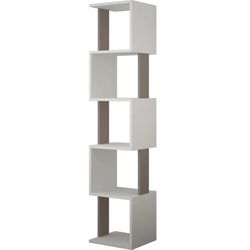 купить Офисный стеллаж Trendy Piri, alb, moka deschis 35x161x30cm, raft de carti в Кишинёве 