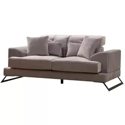 купить Диван Trendy Frido Gri deschis (2 locuri) в Кишинёве 