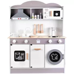 cumpără Bucătărie și veselă de jucărie Richi (63260) Bucatarie din lemn pentru fetite, cu sunete si lumini în Chișinău 