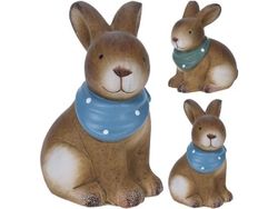 Сувенир пасхальный "Заяц с шарфом" 11cm, 2 дизайна, керам