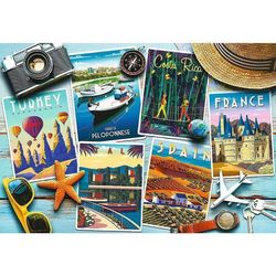 cumpără Puzzle Trefl 10714 Puzzle 1000 Postcarduri de sărbătoare în Chișinău 