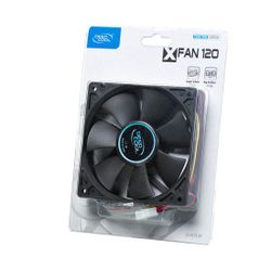 PC Case Fan Deepcool XFAN120, 120x120x25mm, 23.7db, 43.56CFM, 1300RPM, Hydro Bearing