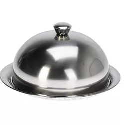купить Тарелка Excellent Houseware 55117 Platou cu closa D24.5cm, inox в Кишинёве 