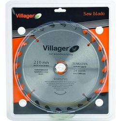 cumpără Disc de tăiere Villager Disc de taiere lemn 185x20/16x2.2x24T (64286) în Chișinău 