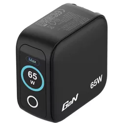 купить Зарядное устройство сетевое Verbatim VER_30238 Mini GaN Charger with Display 65W в Кишинёве 