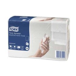 Листовые полотенца ZZ, Multifold, H2, 2 слоя, Белые, Advanced, Tork