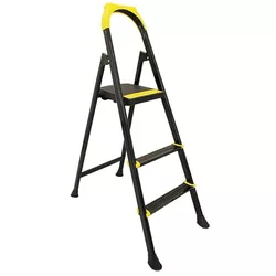 cumpără Scară Eurostep 53116 Scara 2+1 LEO, pliabilă din oțel, neagră în Chișinău 