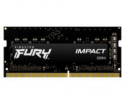 32GB DDR4- 3200MHz SODIMM Kingston FURY Impact (KF432S20IB/32), CL20-22-22, 1.2V, Intel XMP, Black