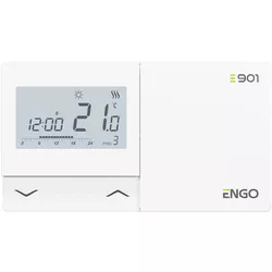 купить Термостат ENGO Controls ENGO E901, montaj pe perete, comunicare prin fir, ecran LCD programabil в Кишинёве 