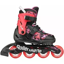 cumpără Role Rollerblade 86B0751540ND02 Microblade SL, 33-36.5, Nero/Corallo în Chișinău 