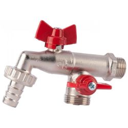 купить Запорная арматура HERZ Robinet bila dublu serviciu 2 conexiuni 1/2" (89305) в Кишинёве 