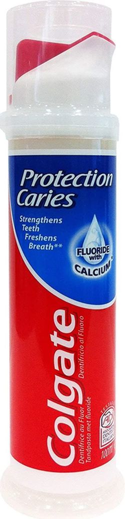 Зубная паста с дозатором Colgate Caries Protection с кальцием, 100 мл