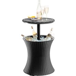 купить Стол Keter Cool Bar Rattan Anthracite (230903) в Кишинёве 