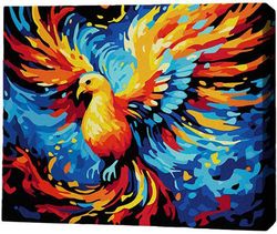cumpără Tablou pe numere BrushMe RMGB013FC 30x40сm (pânză neagră/fără cutie) Renaștere în Chișinău 