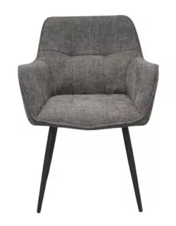 купить Стул Evelin di Costacurta YTC-090 B, UF885-15 (Dark grey) в Кишинёве 