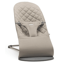 Balansoar BabyBjorn Bliss Sand Grey, Cotton