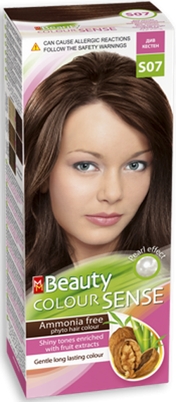 Краска для волос, SOLVEX MM Beauty Sense, 125 мл., S07 - Дикий каштан