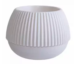 cumpără Ghiveci pentru flori Aleana 116001 Boho d10 cm, white rose în Chișinău 