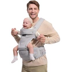 купить Кенгуру Momcozy HC014-GR00NB-B Marsupiu cu sezut pe sold Air Mesh-Grey в Кишинёве 