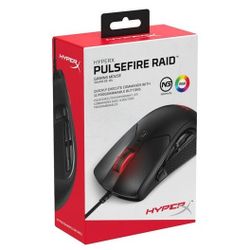 Gaming Mouse HyperX Pulsefire Raid, Optical, 800-16000 dpi, 11 buttons, Ambidextrous, RGB, 95g, USB