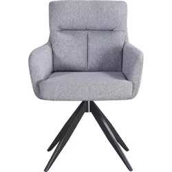 cumpără Scaun Interdepo LEO Светло-серый, Chenille chair în Chișinău 