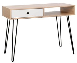 купить Журнальный столик Deco Hampton 100x48x76H Oak/Black в Кишинёве 