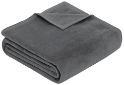 cumpără Textile de casă Ibena 3560/816 Uni Decke Porto Dark grey în Chișinău 
