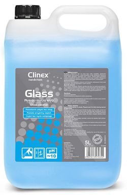 Clinex Glass 5л стекла, зеркала, хрусталь, эмаль, ламинат