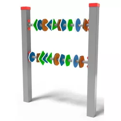 купить Комплектующий элемент для детской площадки PlayPark 4537 Panou interactiv Abacus в Кишинёве 