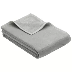 купить Домашний текстиль Ibena 3560/815 Uni Decke Porto Silver grey в Кишинёве 