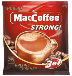 MacCoffee 3в1 Strong (25пак в упаковке)