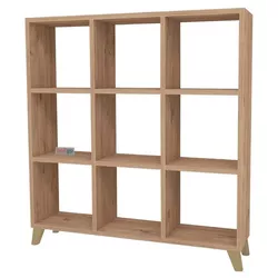 купить Офисный стеллаж Nex Home Квадрат, 88x19.7x100 см, Дуб (15-08-02) в Кишинёве
