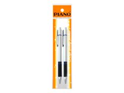 Набор ручек шариковых PT-186 soft ink, 0.7mm, 2шт, синих