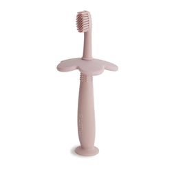 Щетка силиконовая Mushie Training Toothbrush Blush