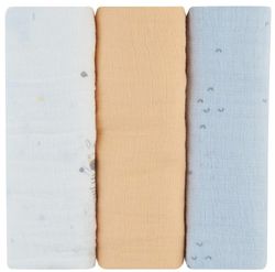 купить Аксессуар для пеленания Kikka Boo 31103010095 Pelinci de muselina Stripy Friends, 75x75cm, 3buc в Кишинёве 