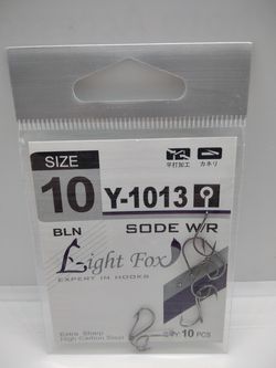 Крючки Light Fox Y-1013 Nr10, 10шт
