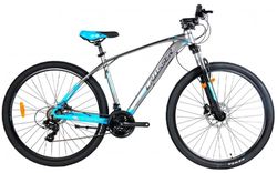 купить Велосипед Crosser X880 29" 19 21S Shimano+Logan Hidraulic Grey/Blue в Кишинёве 