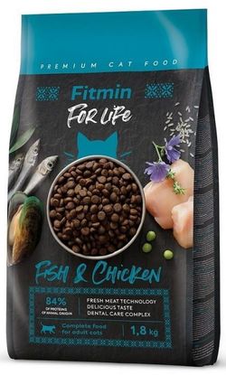 cumpără Hrană pentru animale de companie Fitmin Cat For Life Adult Fish and Chicken 1.8kg în Chișinău 