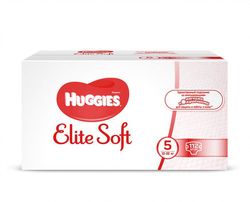 Подгузники Huggies Elite Soft BOX 5 (12-22 kg) 112 шт