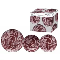 купить Тарелка Tognana 31900 Acanto Bordeaux 18piese, ceramica в Кишинёве 